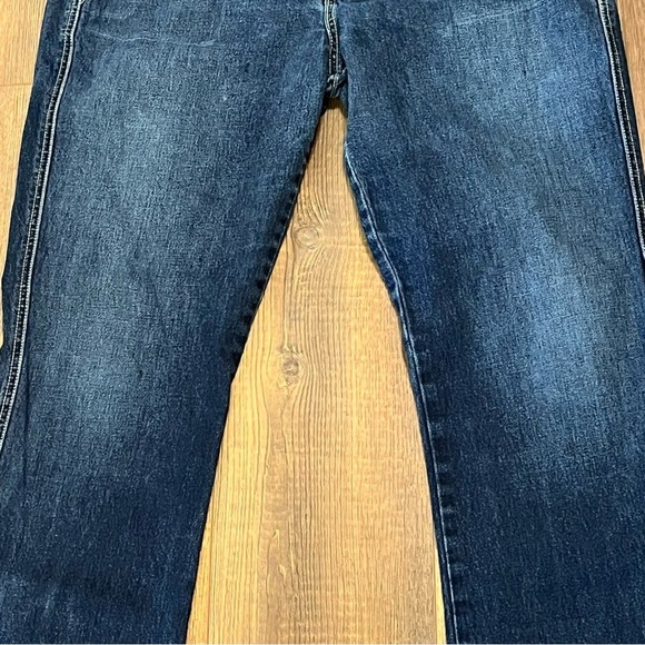 LEVIS Outback Demi Boot Cut Jeans WOMENS 14M 33x30 Blue Denim Dark Gradient Wash - Picture 3 of 16